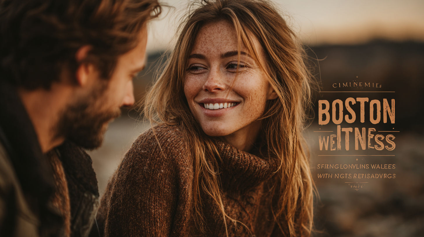 Online dating - happy girl and man